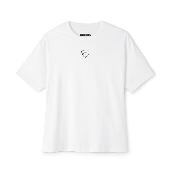 FITSHIELDS Unisex Oversized Boxy Tee - Casual Comfort with FITSHIELDS Logo
